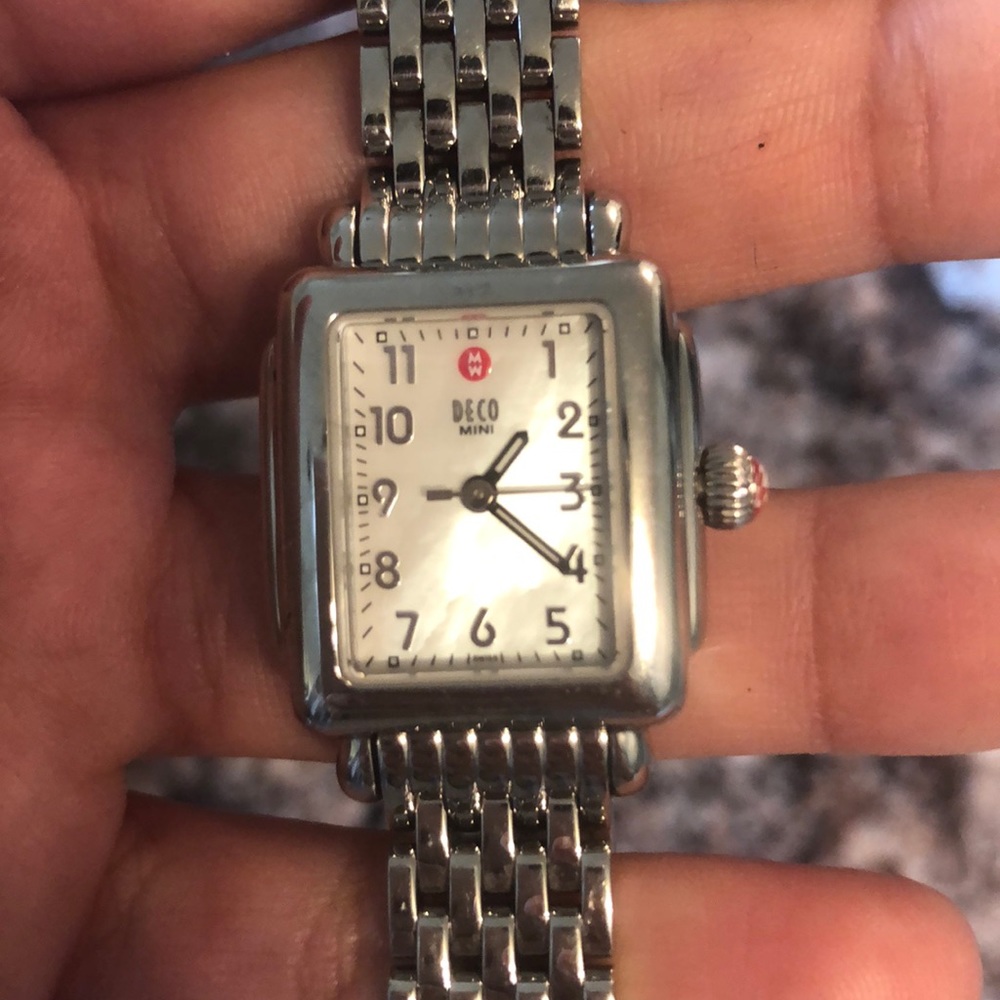 Michele Mini Deco Watch